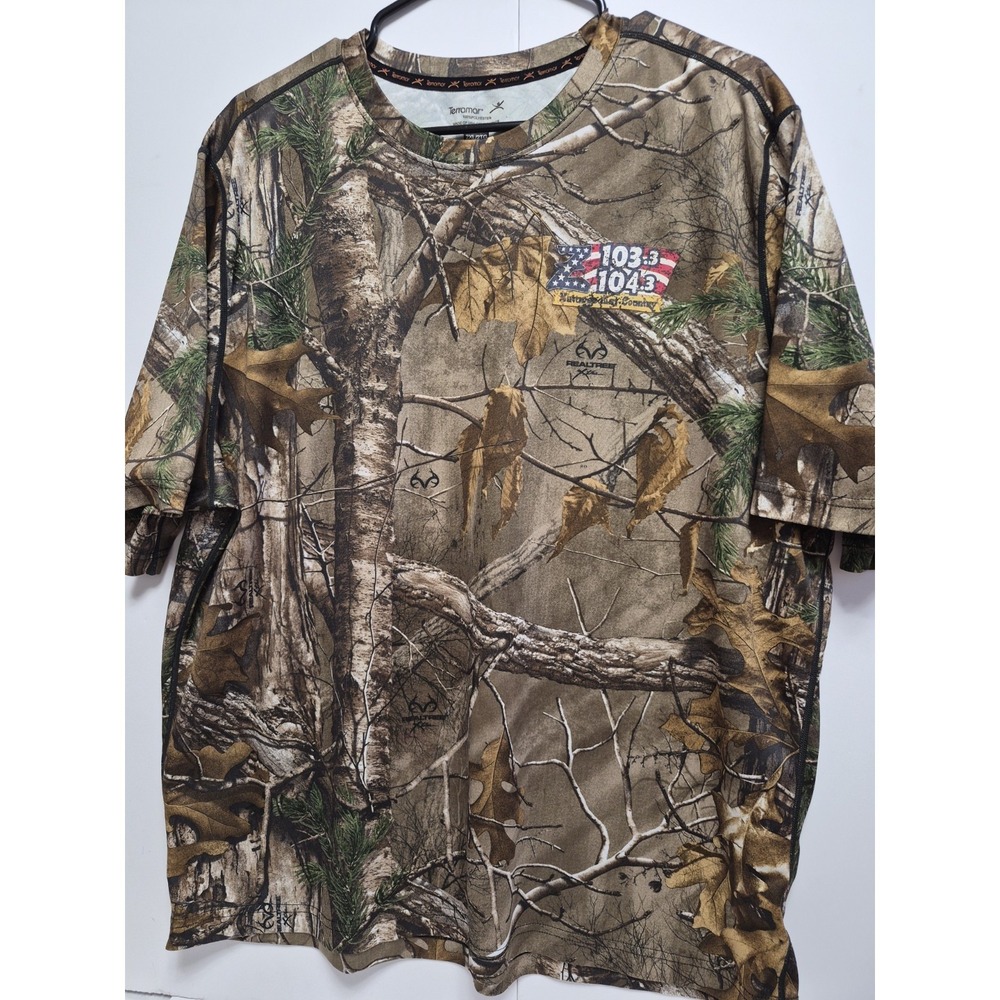 Reeltree Camouflage Shirt Size 2 XL Hunting Fishing 4 Wheeling Playtime Shirt